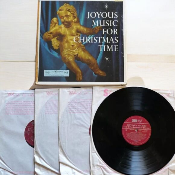 1963 Readers Digest RD 45-M - Joyous Music For Christmas Time 4 LP Records, MINT - Picture 1 of 1